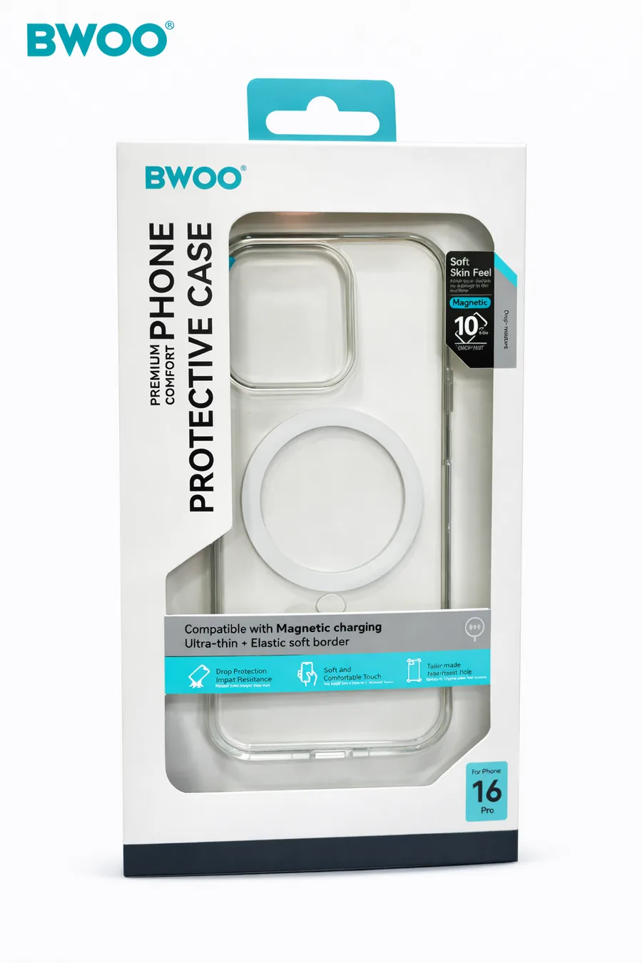 COQUE IPHONE 16 PRO TRANSPARENTE